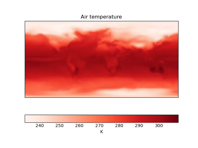 Average Near-Surface Air Temperature between 2000 and 2000 according to BCC-ESM1.